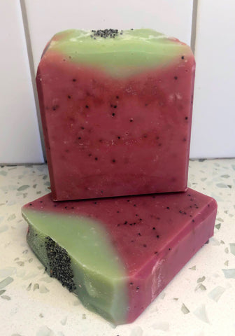 Strawberry Poppy Seed Soap